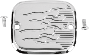 Front Brake Master Cylinder Cover Silver