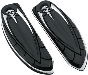 Driver And Passenger Floorboard Covers Black