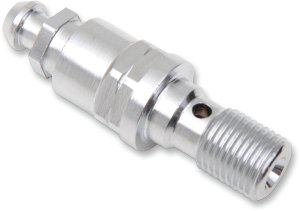 Universal Chrome Steel Banjo Bolt Silver, Chrome