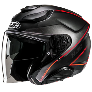Nyitott arcú/jet típusú motoros sisakok, HJC F31 Ludi bukósisak, nordicamoto.ro