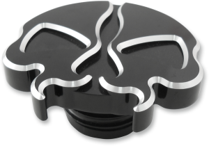 Split Skull Gas Cap Black
