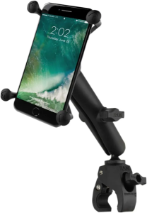 RamTough-claw Base With Long Double-socket Arm And Universal Ram X-grip Cradle Black, 1, nordicamoto.ro