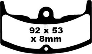 Fa Series Organic Brake Pads