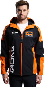 KTM Team Hardshell kabát – narancssárga/fekete – XS, 4, nordicamoto.ro