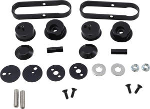 Adjustable Drop Mirror Mount Black