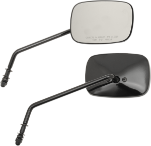 Oem-style Rectangular Mirrors Gloss-black
