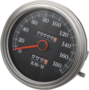 5(r) Fl-style 2:1 Speedometer Black