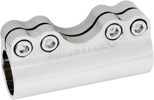 Modular Adjustable Handlebar Clamp For 1(r) And 1-1/4(r) Handlebars Silver, 1, nordicamoto.ro