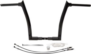 1-1/2(r) Ez Install Pointed Top Handlebar Kit Black