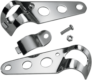 Side-mount Headlight Brackets Chrome, 1, nordicamoto.ro