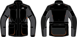 KTM TERRA ADVENTURE V3 kabát, fekete/szürke, XS, 1, nordicamoto.ro
