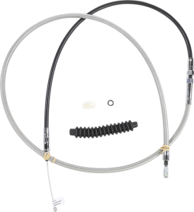 High-efficiency Braided Stainless Steel Clutch Cable Silver