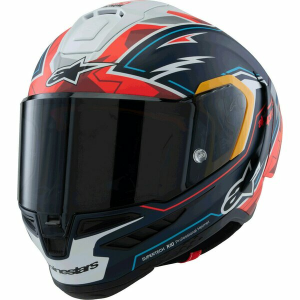 ALPINESTARS SUPERTECH R10 LE ACOSTA teljes arcú sport sisak, kék/piros/fehér, XL, 1, nordicamoto.ro