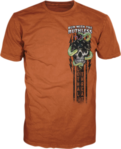 Run With The Ruthless T-shirt Orange 4XL, 2, nordicamoto.ro