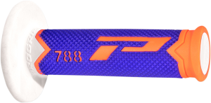Triple Density Grips Blue, Fluorescent Orange, White