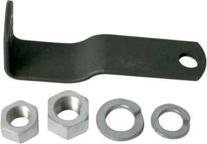 Carburetor Support Bracket Black, Silver, 1, nordicamoto.ro