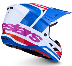 Alpinestars S-M7 Core sisak, fehér/kék/rózsaszín, XXL, 4, nordicamoto.ro