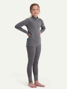 Aljruha motoros szánhoz, Svala Merino Extra Warm gyermek alsónemű-szett, szürke, 100, nordicamoto.ro