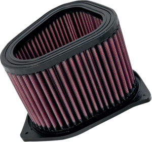 High Flow Air Filter Black, Red