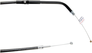 Black Pearl Braided Throttle/idle Cable Black