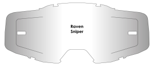 AirScreen Raven Sniper átlátszó lencse, 2, nordicamoto.ro