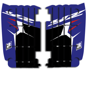 Rad Louver Decals Black, Purple, White
