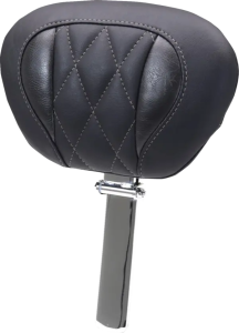 Deluxe Touring Driver Backrest Black 