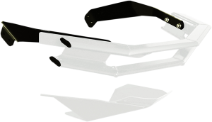 Double Bar Rugged Series Front Bumper White, 3, nordicamoto.ro