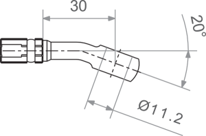 Banjo Varioflex Fitting Silver