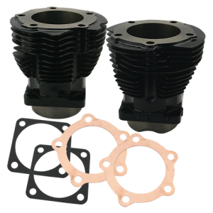 Cylinder Set 3-7/16(r) Bore Hi-temp Black Black, Powder-coated