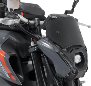 Yamaha szélvédő, fekete