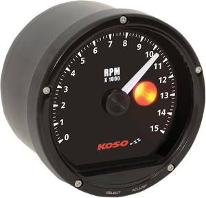 D75 Tachometer Black, 1, nordicamoto.ro