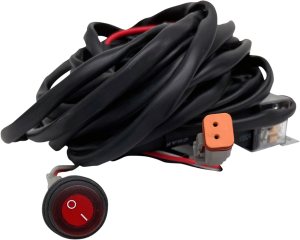 Round Lighted On/ Off Switch Wiring Harness