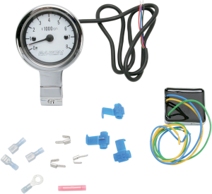 3(r) Bullet Electronic Tachometer White, 1, nordicamoto.ro