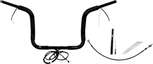 Plug & Play Ez Install 1-1/2(r) Round Top Handlebar Kit Black, 1, nordicamoto.ro