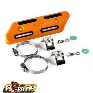 Univerzális 4T kipufogóvédő, narancssárga, Fm-Parts, nordicamoto.ro