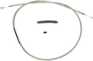 High-efficiency Stainless Steel Clutch Cable For Harley-davidson Silver +203 mm (8''), 1, nordicamoto.ro