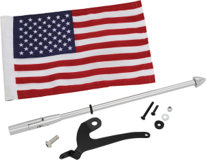Flag Pole For Can-am Rt With Us Flag Silver, 5, nordicamoto.ro