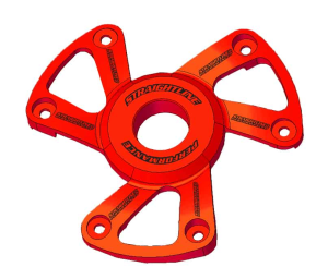 SPI Billet Clutch CoverPolaris P22 - Anodized Red 2022-