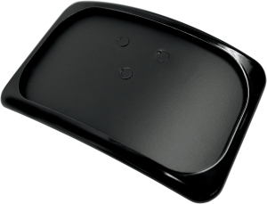 Large Radius Three-bolt Style License Plate Mount Assembly Gloss Black, 1, nordicamoto.ro