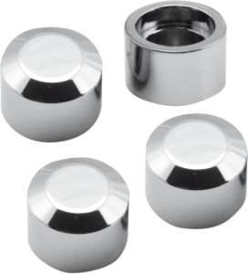 Magnetic Headbolt Cover Silver