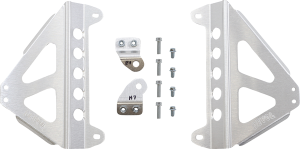 Radiator Race Braces Brushed Aluminum, 1, nordicamoto.ro