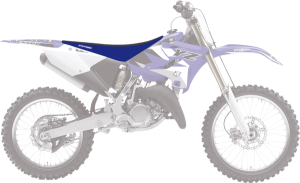 Double Grip 3 Seat Cover Black, Blue, 2, nordicamoto.ro