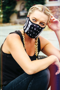 Half Mask Blk/wht Flag Black, 2, nordicamoto.ro