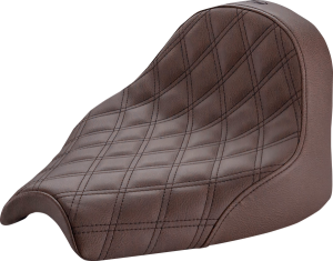 Renegade Lattice Stitched Solo Seat Brown