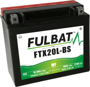 Fulbat FTX20L-BS karbantartásmentes savas ATV-akkumulátor Can-Am/CF modellekhez, 3, nordicamoto.ro