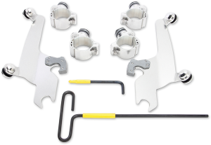 No-tool Trigger-lock Mount Kit For Sportshield Silver, 1, nordicamoto.ro