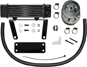 Oil Cooler Kit Black, 2, nordicamoto.ro