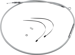 High-efficiency Braided Sterling Chromite Ii® Clutch Cable Silver, 1, nordicamoto.ro