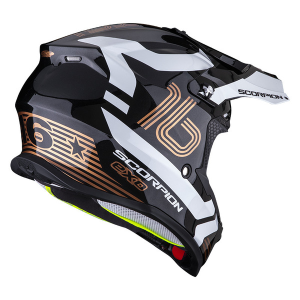 Casca cross-enduro SCORPION EXO VX-16 EVO AIR TUB Negru / Alb S, 3, nordicamoto.ro